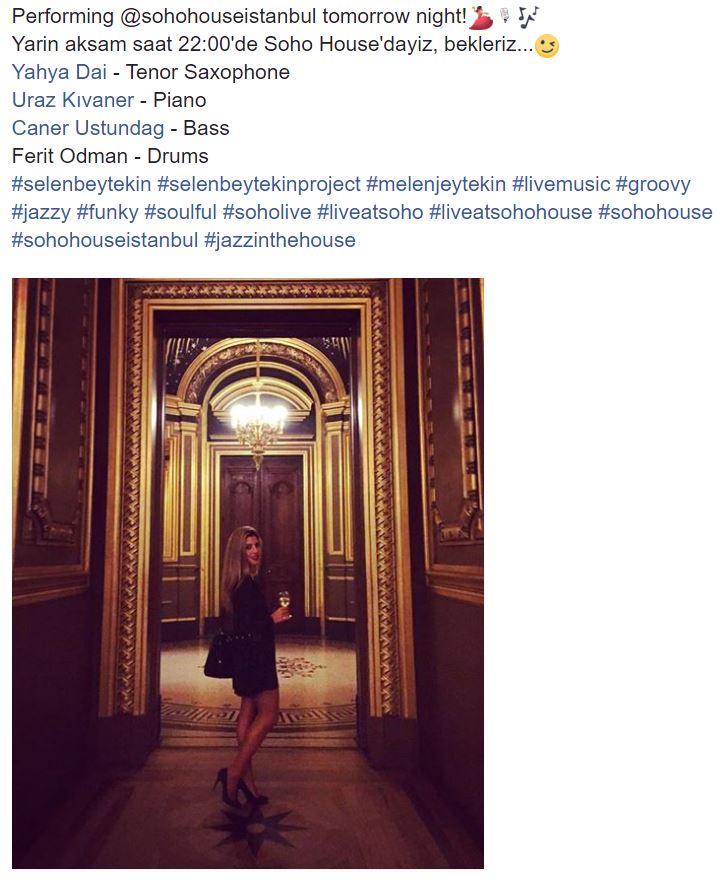 Uraz KIVANER (@urazkivaner) on Twitter photo Yarın @SohoHouse <a href="/sohohouse/">Soho House</a>ist <a href="/YahyaDai/">Yahya Dai</a> <a href="/ustundagcaner/">Caner Ustundag</a> <a href="/feritodman/">Ferit Odman</a> <a href="/selenbeytekin/">Selen Beytekin</a> #cazhareketi Yarın @SohoHouse <a href="/sohohouse/">Soho House</a>ist <a href="/YahyaDai/">Yahya Dai</a> <a href="/ustundagcaner/">Caner Ustundag</a> <a href="/feritodman/">Ferit Odman</a> <a href="/selenbeytekin/">Selen Beytekin</a> #cazhareketi