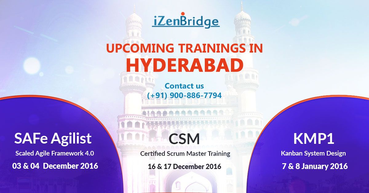 iZenBridge's tweet photo. Check our upcoming programs in #Hyderabad.  Join now and take your career to next level. https://t.co/9SfOnsShat