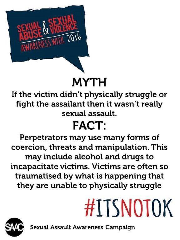 horizonsarc's tweet photo. #myth #fact #horizonsarc #sexualassault #rape #sexualabuse #crisisworker #consent #awareness #itsnotok https://t.co/t6Ra2cNIeg