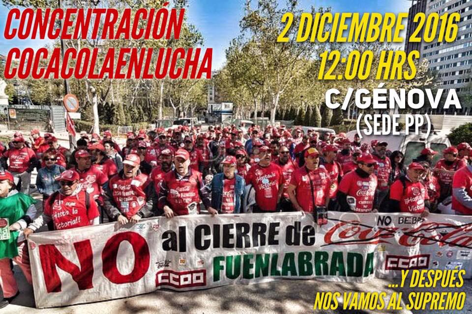 RebelinAluminio's tweet photo. RT BeatrizAndrino "RT dgismero: Continúan las movilizaciones de cocacolaenlucha hasta que se haga justicia #cocaco… https://t.co/MAaJvpnrcz"