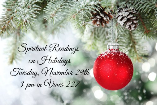 BahaiClubUAFS's tweet photo. Come join us tomorrow, at 3pm, for our Spiritual Readings and meeting afterward! Hope everyone is having a good week! #UAFS https://t.co/4u4kR03hp1