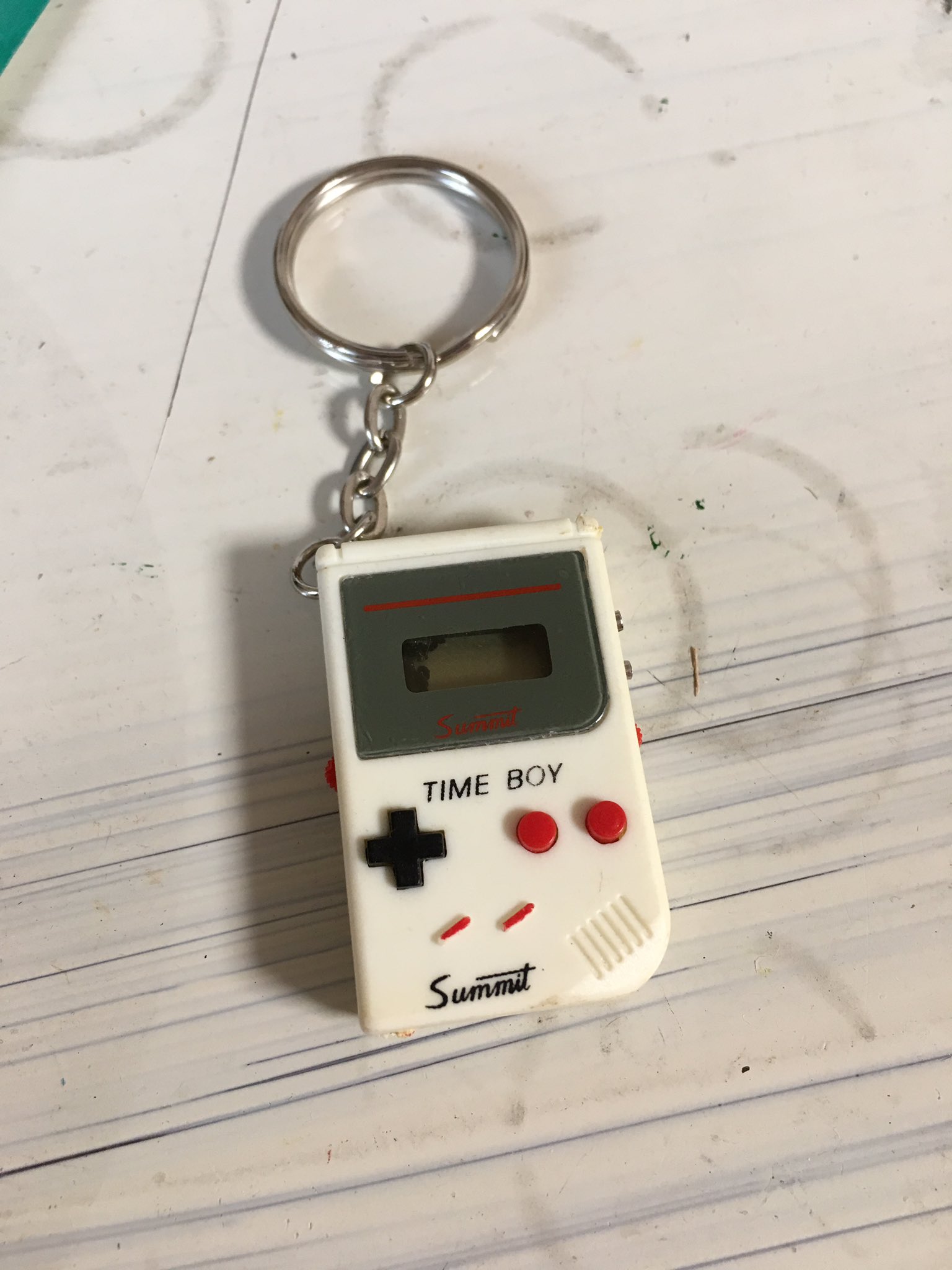 【新品未開封】Time Boy ゲームボーイ型キーホルダー時計 1992年製 かみかず on X: 