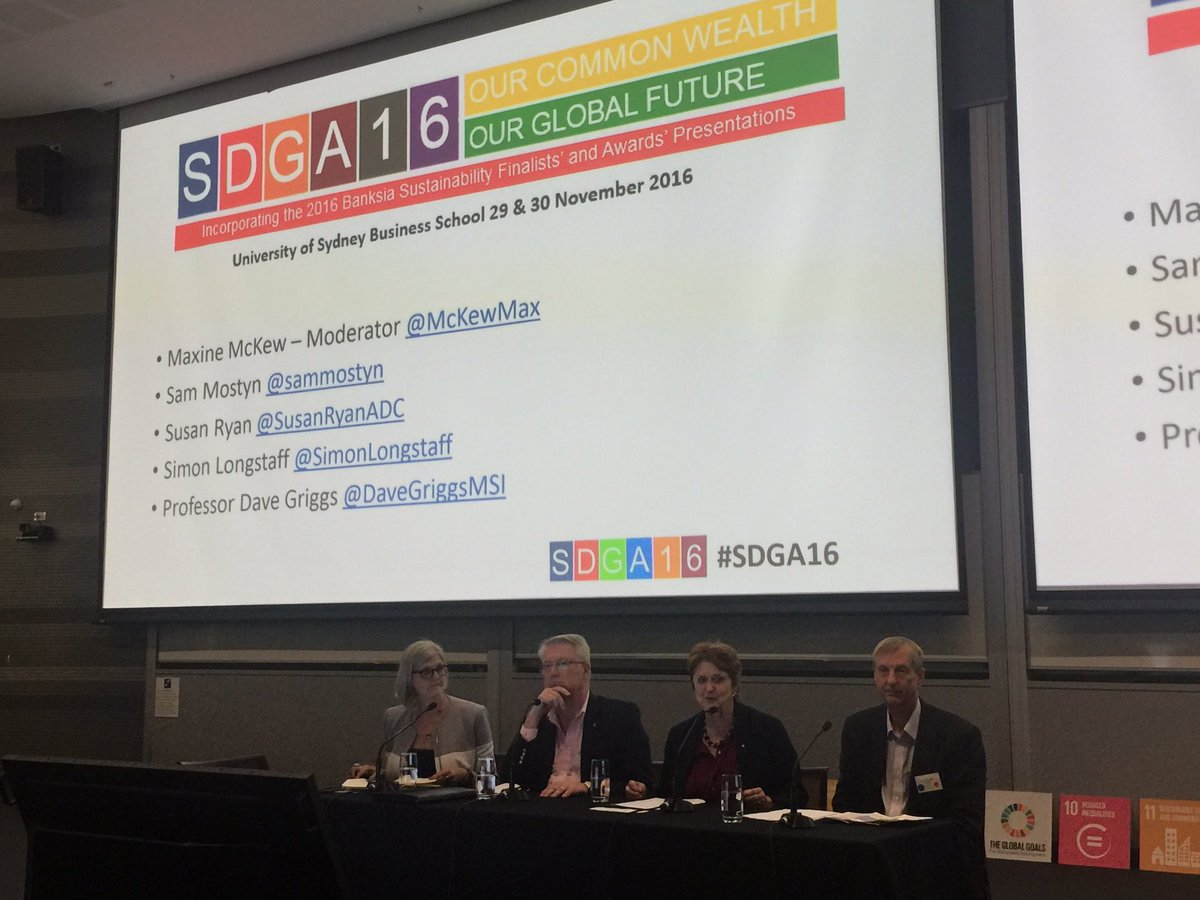 DermotOz's tweet photo. World is undergoing a demographic revolution.  @SusanRyanADC speaking at #SDGA16   "Australia is not prepared for this new world" https://t.co/LmTaYmun2f