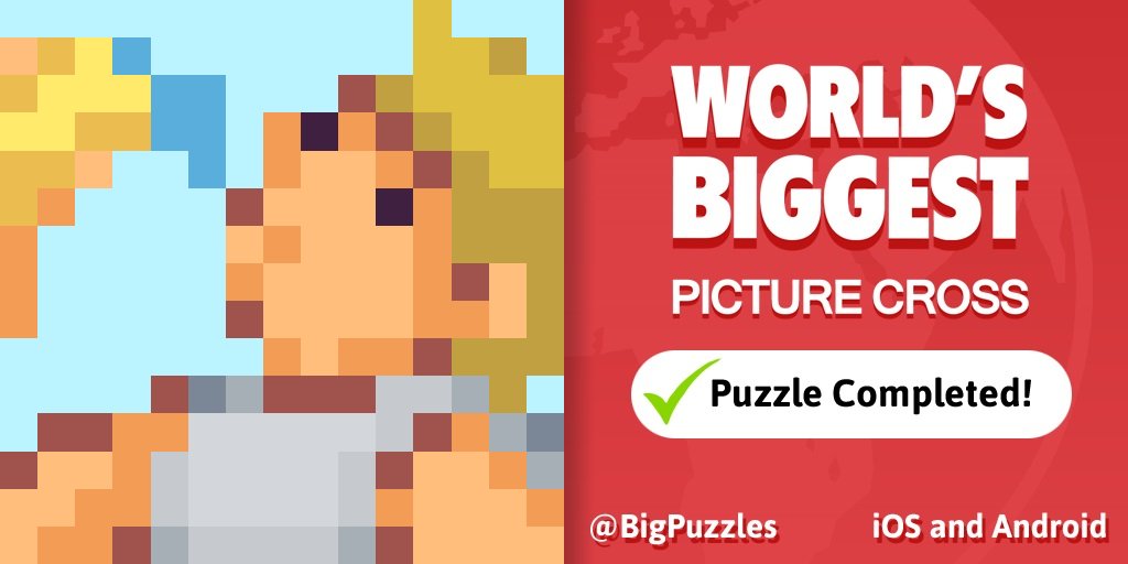 creamygil's tweet photo. Ho appena risolto una sezione del rompicapo in World's Biggest Picture Cross.
Ricevilo gratis https://t.co/yw9CWxT4hY #WBPC https://t.co/NSFiOlCMgK