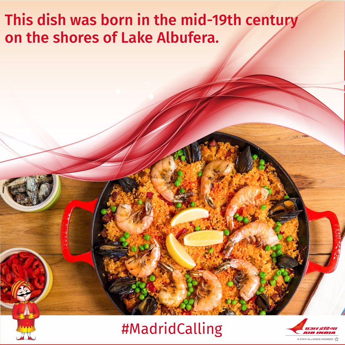 airindia's tweet image. #MadridCalling  #Contest  #Question9  #GuessTheDish  #FlyAI