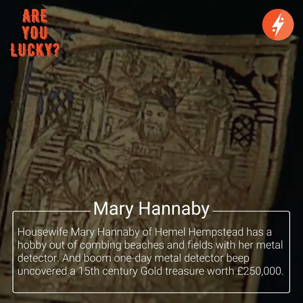 ShopCopIndia's tweet photo. Metal Detector Beeps for £250,000. Sounds astonishing right, Yes it is !!! #AreYouLucky #ShopCop #MaryHannaby #InstantRevolution https://t.co/oVhYuC72bv