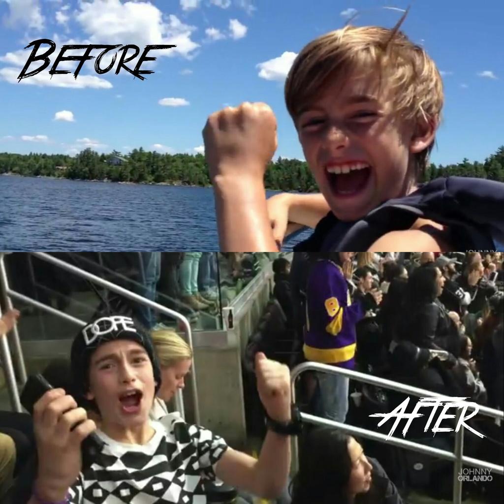 JohnnyOPH's tweet photo. For you JO's, what's the best @johnnyosings' "winner" shot? The before? Or after? π #JOTransforms https://t.co/lhJHxLMGpe