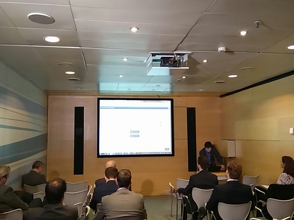 JavierBTTF's tweet photo. Evento de KRAMA (IBM Bluemix/ MaaS360) en directo https://t.co/wS9ol5WtiJ @KramaEsoft @DavidCabreraFr @AbrilCabrera7 @IBMCCMad @carm_torres https://t.co/8M4b8ItSPi