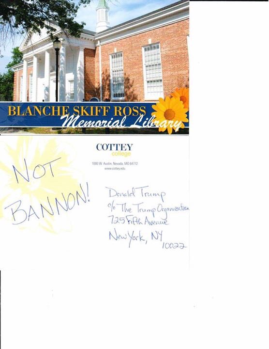 RalphOnion's tweet photo. #stopbannon #postcardavalanche https://t.co/TWn8h17nZ7
