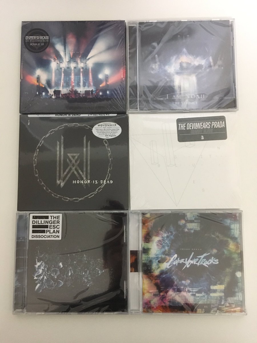 Crewcabanger747's tweet photo. とーどいた！
#Wovenwar
#EnterShikari
#TheDillingerEscapePalace
#IAmNoah
#TheDevilWearsPrada
#CoverYourTracks
#Dissociation
#TransitBlues https://t.co/92HoTL5sQK