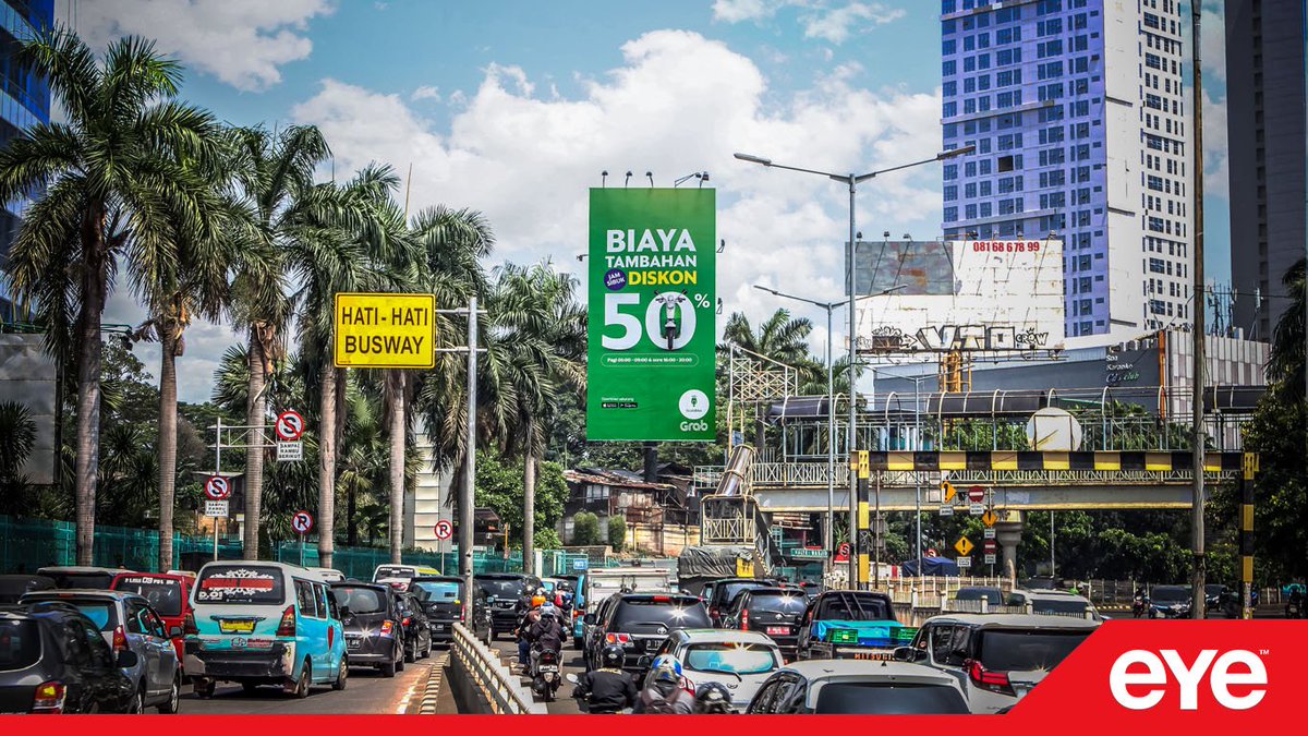 We ensure your brand message reaches the consumers while they are outside their homes. This is one of what it looks like
#EYEIndonesia