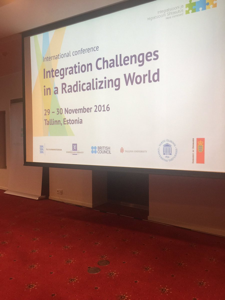 uduakarchibong1's tweet photo. Kick off: Int'l Conference on Integration challenges in a Radicalizing World in Tallinn, Estonia #integration2016 https://t.co/dnj42Bx0ku