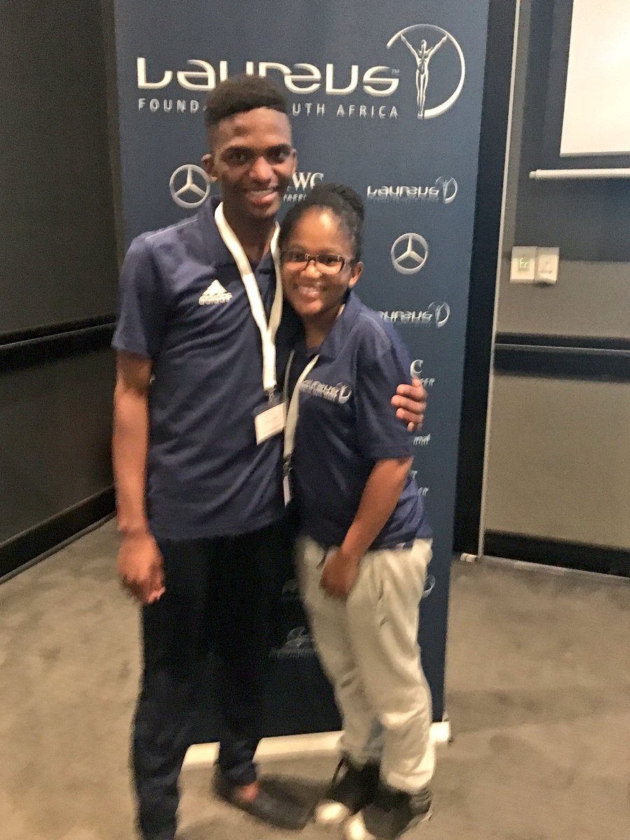NasiphiKhafu13's tweet photo. @peaceplayers #PPISA @Laureus_sa #YES protรฉgรฉes #DinewoFihlela & #SpheleleDlamini are enjoying #LaureusSASummit, they are graduating today https://t.co/bNnBsrr6hv