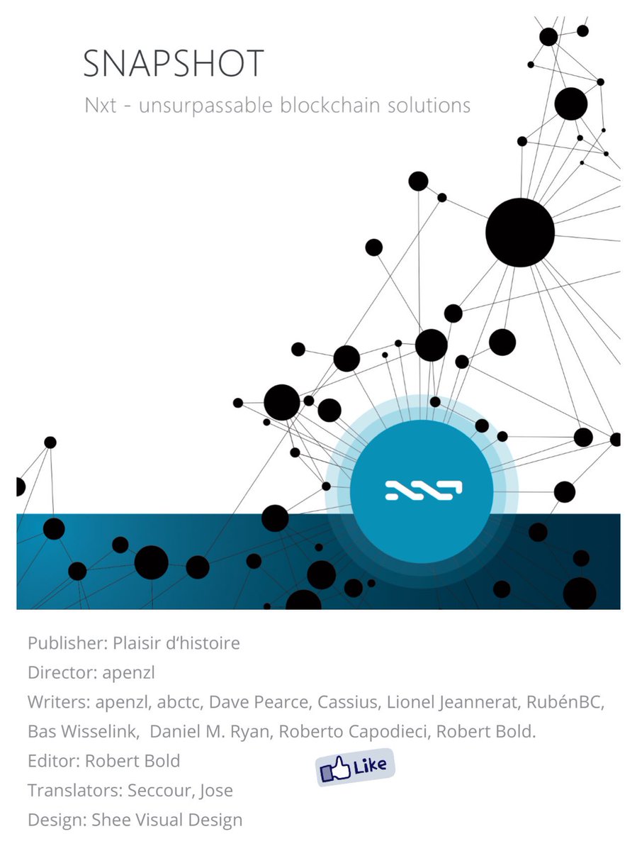 capodieci's tweet photo. The #book of $Nxt is out! This is a part of the #blockchain history! Title: #Snapshot 
Go get a copy and find a contribution by @capodieci https://t.co/9nfaqyccFW