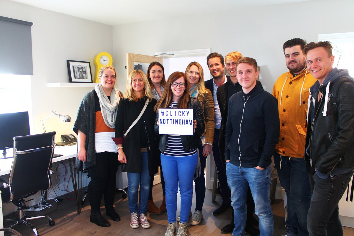 SamClicky's tweet image. Growing digital marketing agency Clicky Media moves into Nottingham: goo.gl/BTEHpS @Nottingham_Post @clickymedia