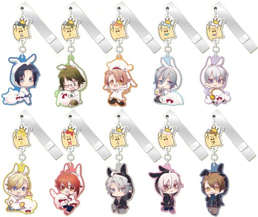 ট ইট র Joy天神ロフト グッズ情報 アイドリッシュセブン ゆらゆらクリップコレクション うさみみパーカーのかわいいちびキャラ達は イラストレーター ゆ木 氏による新規描き下ろし お気に入りのメンバーを集めて お菓子の袋を留めたり バッグの