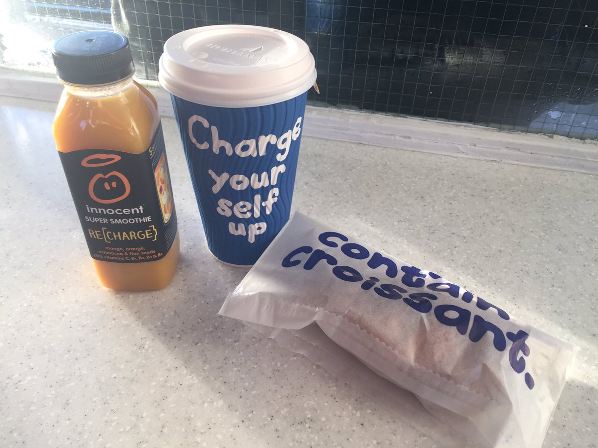 HardingMckay's tweet photo. Breakfast on the go #balham #commuter #vipbusiness meeting https://t.co/E5uNDWW5eh
