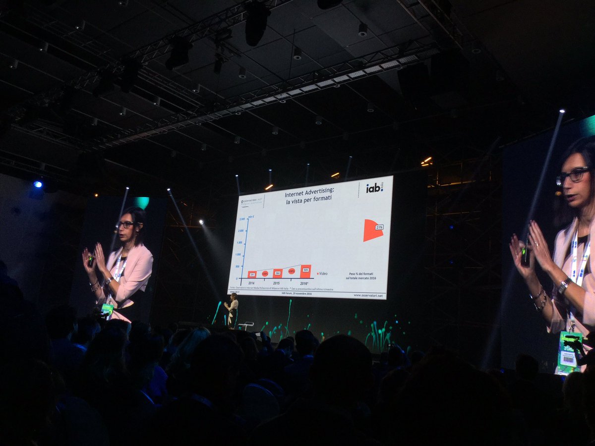 Robibel11's tweet image. &quot;Il video adv è il vero motore della crescita di internet&quot; #iabforum @IABItalia @martavalsecchi #videoadv