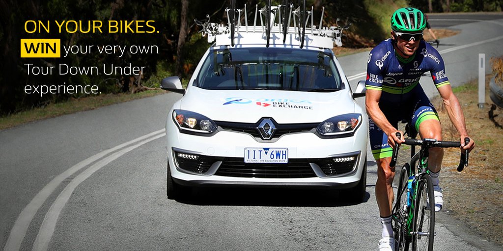 Win your very own Tour Down Under experience plus an <a href="/ORICA_BE/">Frieteke</a> kit and <a href="/SofMMAAPRacing/">State of Matter MAAP</a> kit! Click here to enter bit.ly/2gj7QVF