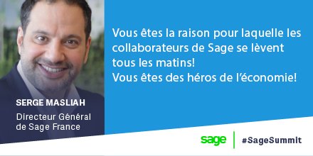 SageFrance's tweet photo. #SageCustomers #SageSummit @MasliahSerge https://t.co/8RCwCVLpgQ