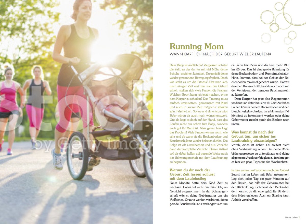 ClinicOffice's tweet photo. Wann darf ich nach der Geburt wieder Laufen? Empfehlungen von Physiotherapeutin und Running Mom Franziska Severino-Schönburg https://t.co/e7OH3xswxo