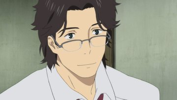 馬締が香具矢と結婚していました 新人の 岸辺みどり は西岡の質問に馬締と同じ答えを言っていて アニメ 舟を編む 8話 編む の感想 ディスディスブログ
