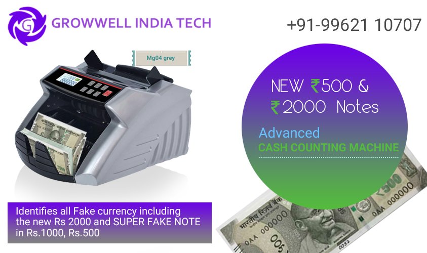 GrowwellIndia's tweet photo. https://t.co/iyf6TcDYhn
#currencycountingmachine #Currency #Cash #cashcountingmechine #loosenotecountingmachine https://t.co/162oXUo8y6