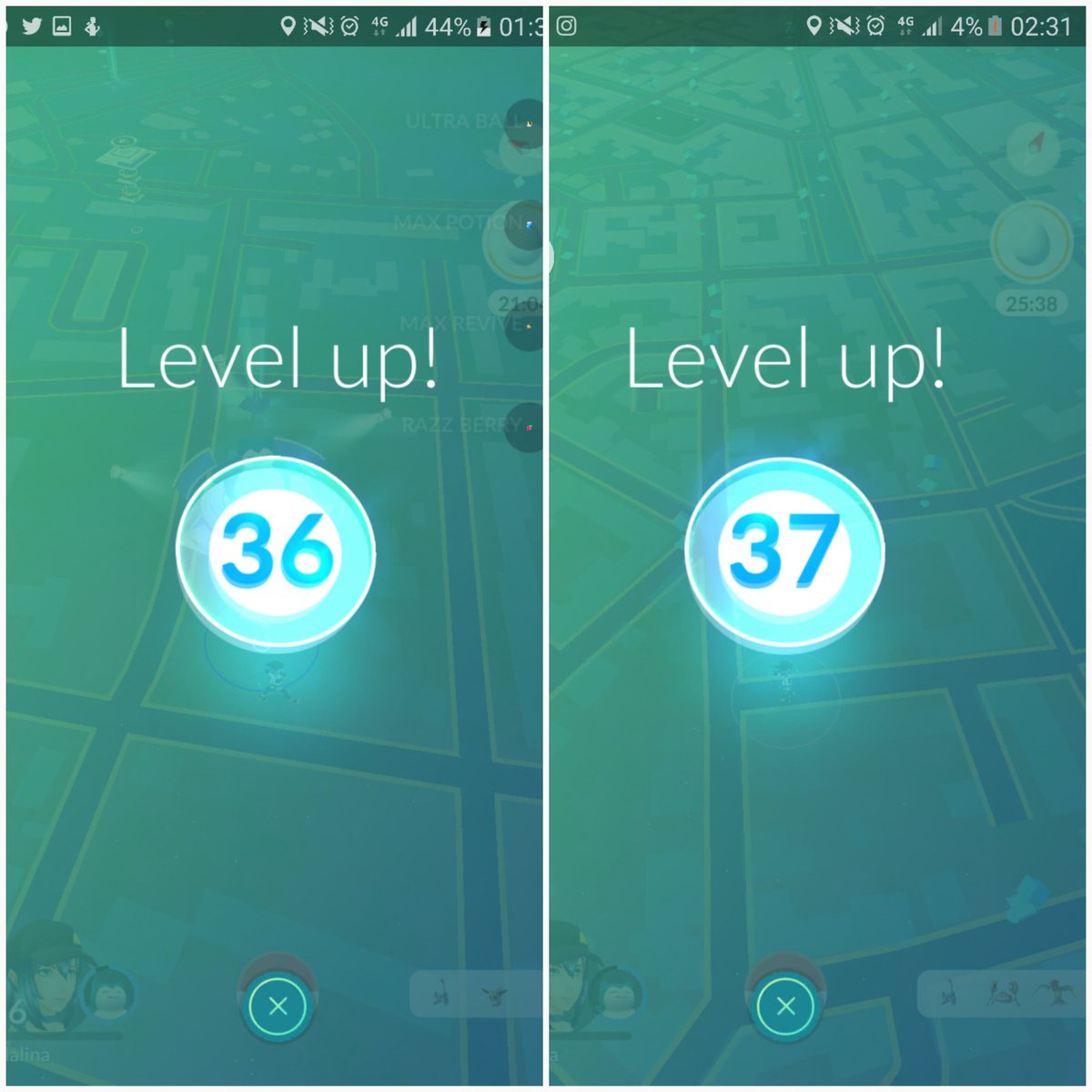 trainerildalina's tweet photo. Hmmmm, it seems that I forgot to tweet about that... got 2 level-ups since the event's started :) #PokemonGO https://t.co/KgO3WTfo4T
