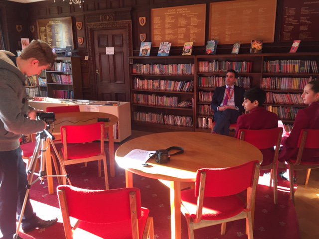 EdgeGrove's tweet image. Our Head Boy and Head Girl have been interviewing our #headmaster @BenEvan87408903 for @TatlerUK and asking him some #difficultquestions