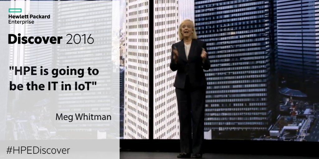 HPE_Belux's tweet image. "HPE is going to be the IT in IoT"
-Meg Whitman at #HPEDiscover
hpe.to/60168yhka #IoT #IT
