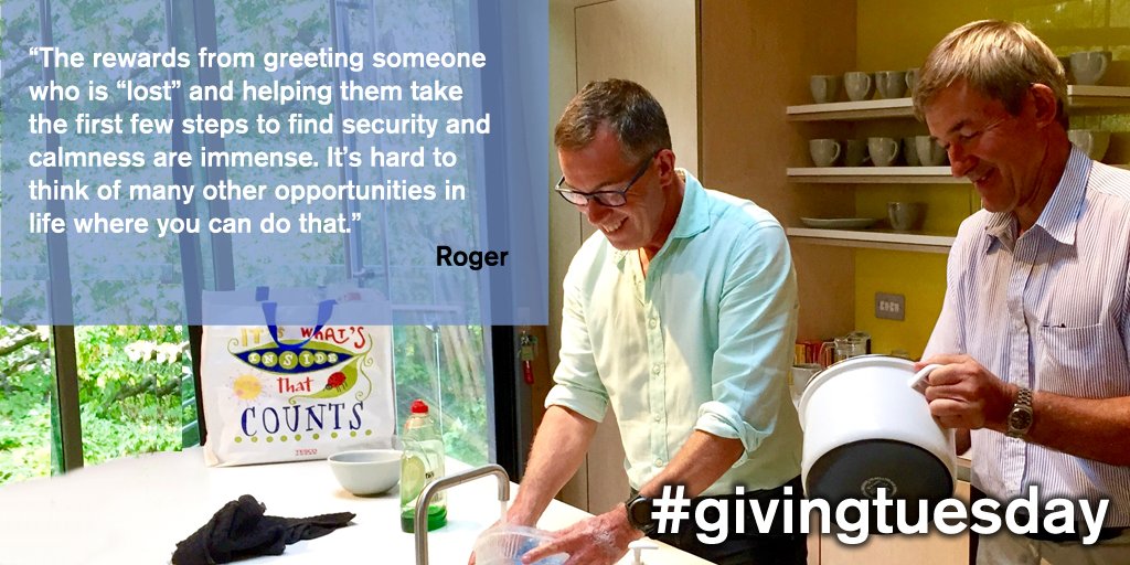 MaggiesCentres's tweet photo. Volunteers like Roger &amp; John inspire us everyday. Donate your time this #GivingTuesday so we can support more people https://t.co/9Dkb8z2afc https://t.co/AzWRI6CsJf