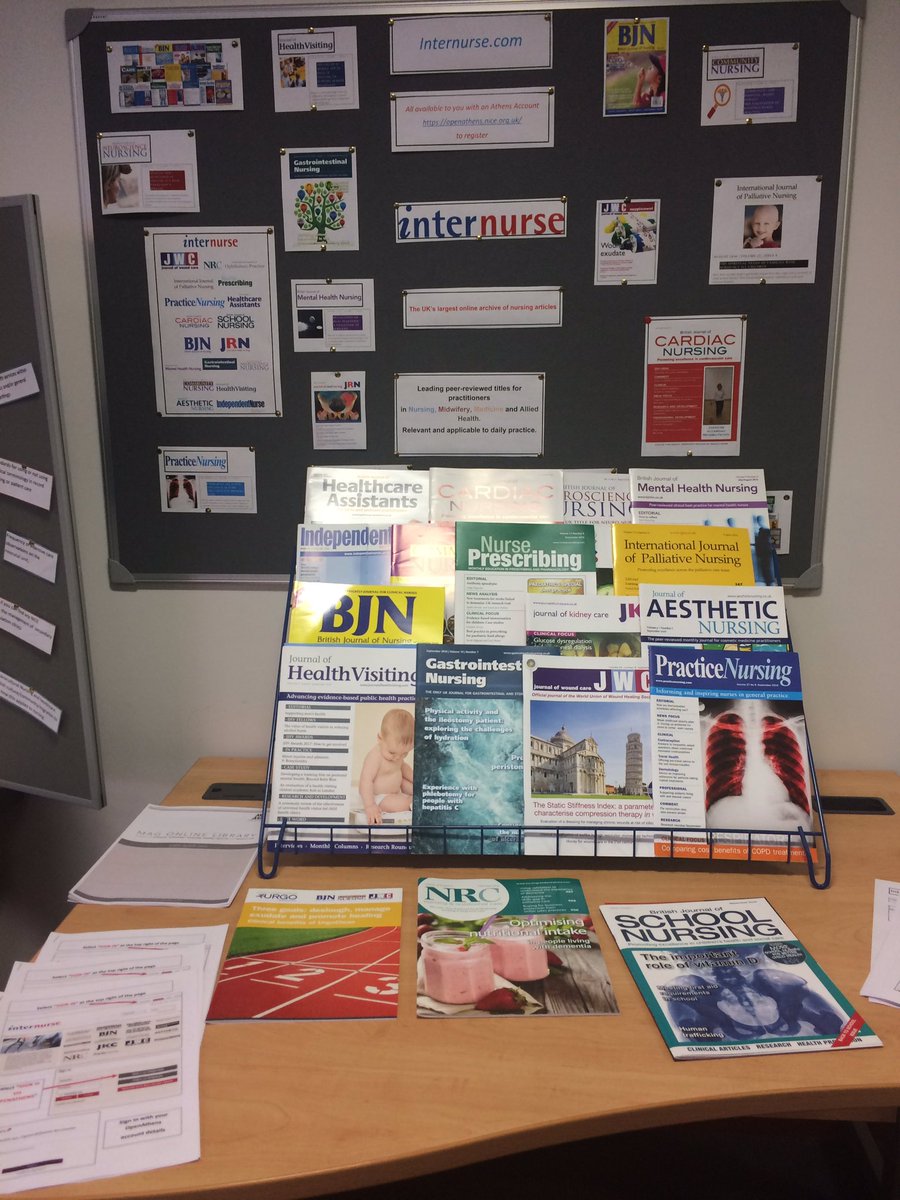 pefs_uhmb's tweet photo. Just look at all these resources available for nurses @UHMBTLibrary just great for doing some research #internurse https://t.co/YwjGhAMvNs