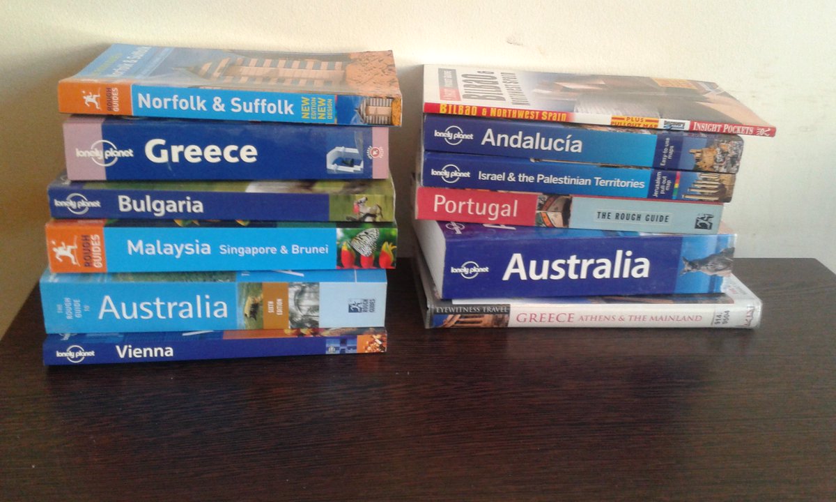 Lots of new travel guides for our collection