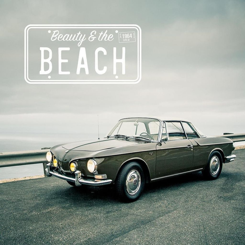 Petrolicious's tweet photo. New Film: @mfj20th's VW Type 34 Ghia Is The Beauty By The Beach • Now Live At https://t.co/chgNbVMnWa • #DriveTastefully https://t.co/DF9i0Uq0YT