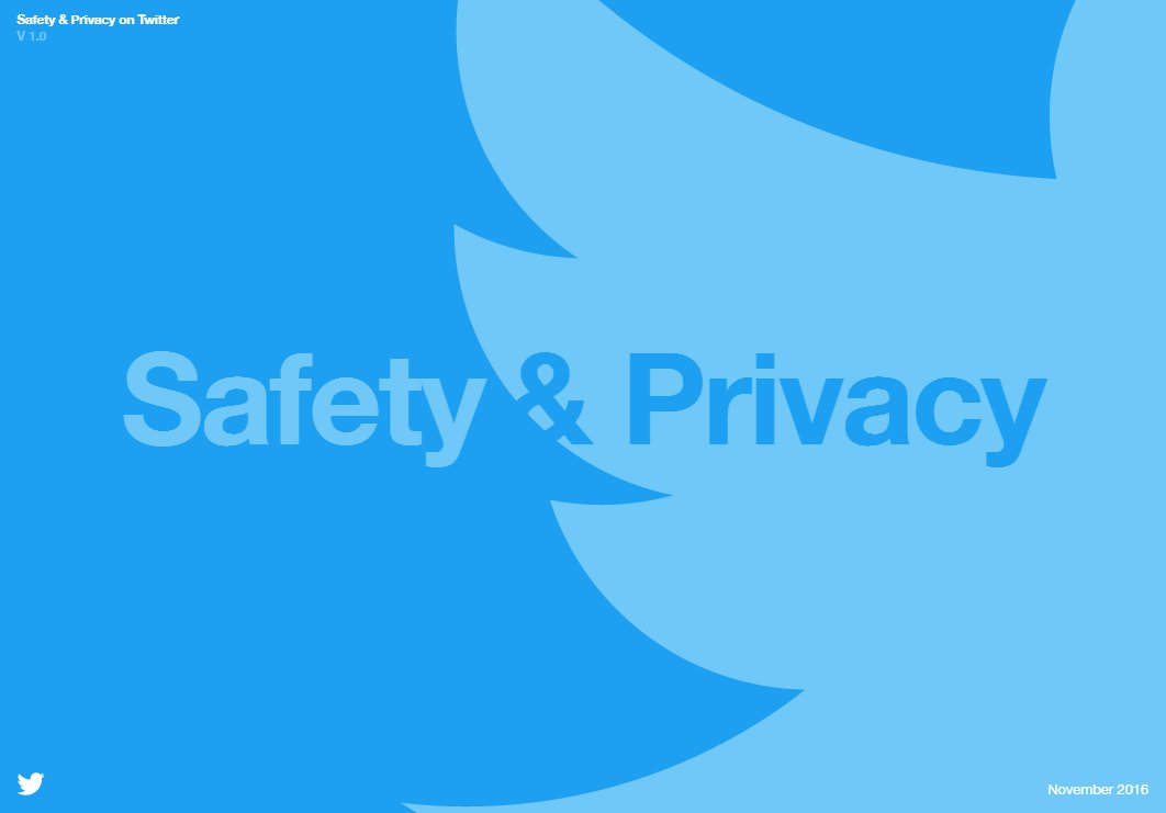 dianasdaily's tweet image. #Twitter Releases Updated #Safety and #PrivacyGuide for Users bit.ly/2gRsAo2