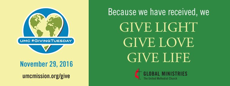 UMC Giving tweet media