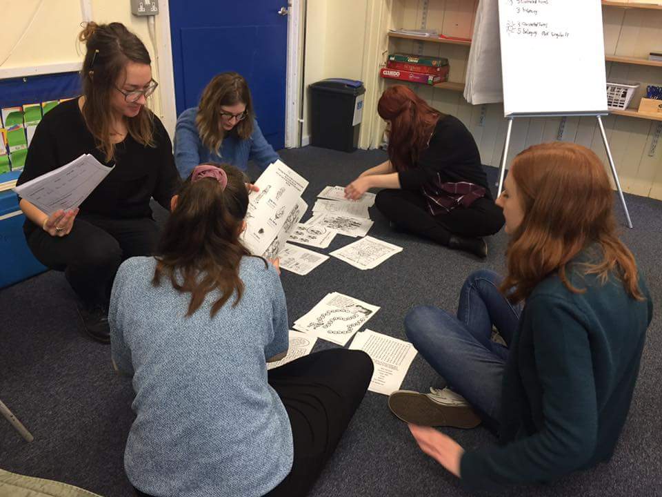 Martin_Rattler's tweet photo. The team hard at work sorting feedback sheets...students' comments are honest &amp; instructive! #marketresearch #PublishingPostgrads https://t.co/cYB0C2gmIC
