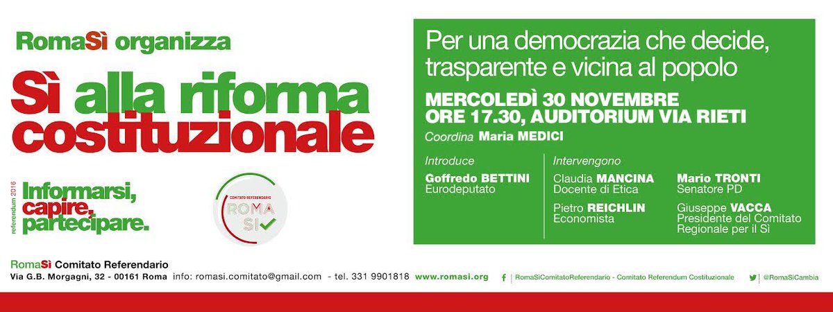 RomaSicambia's tweet photo. Domani 17.30 #RiformaCostituzionale 
Con #ClaudiaMancina  #PietroReichlin,#BeppeVacca #MarioTronti
#RomaSi https://t.co/IUNHuXg35B https://t.co/Ct9FpzaBxm