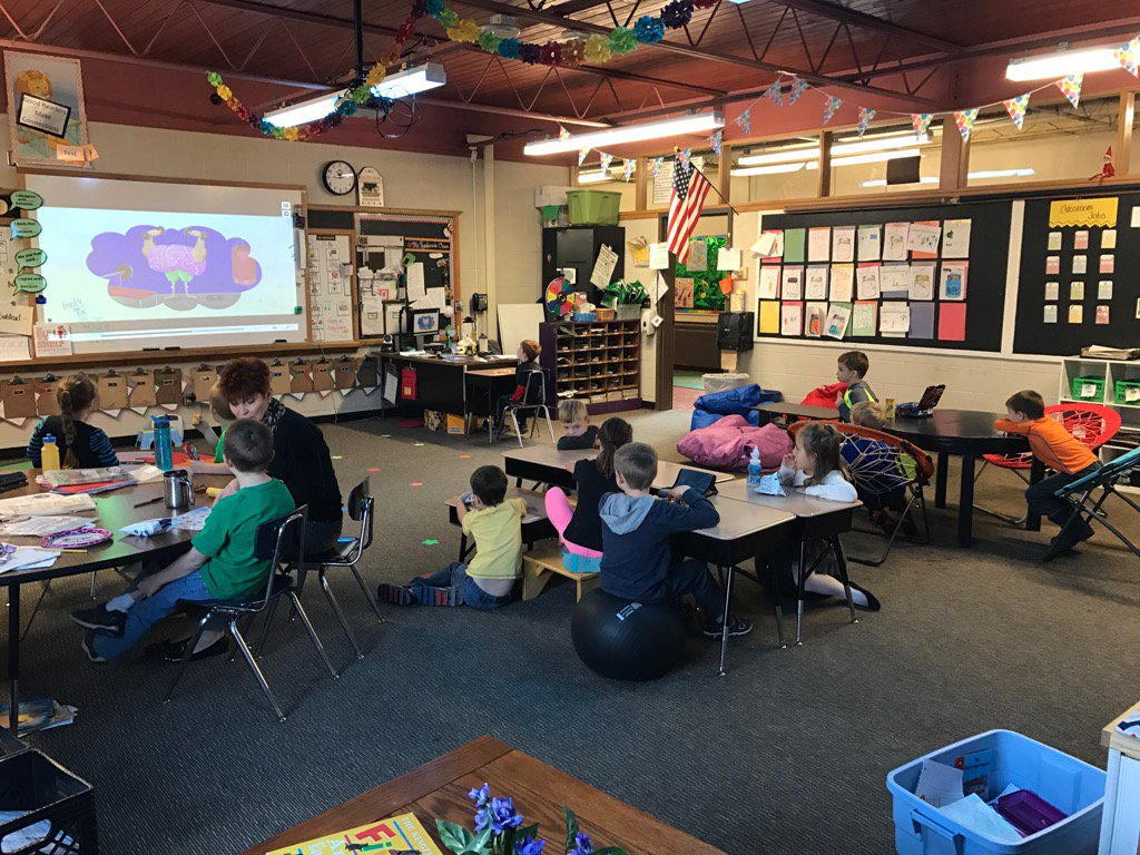 Our class is taking on the week with a growth mindset we used <a href="/ClassDojo/">ClassDojo</a> to learn our brain is a muscle!