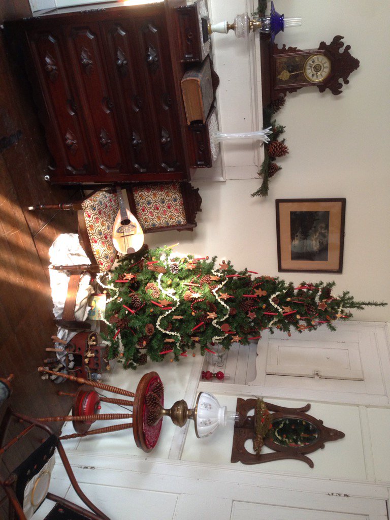 The Starkweather home has been staged and preparations for the living nativity and horse drawn wagons have begun.