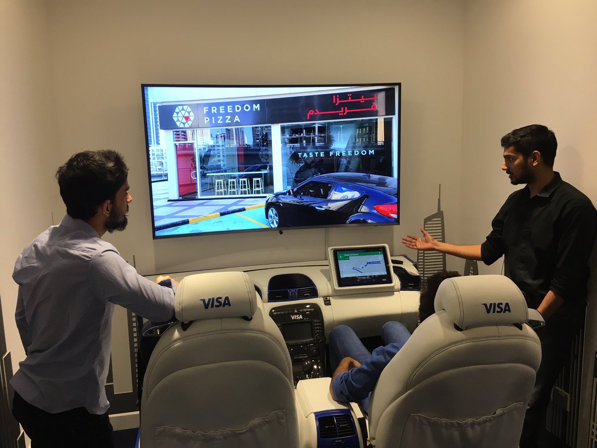 AngelHack's tweet photo. Awesome demo day w/ the winners of #buildwithvisa digital payments #hackathon at @Visamiddleeast innovation space! https://t.co/e2B2TlkMrf
