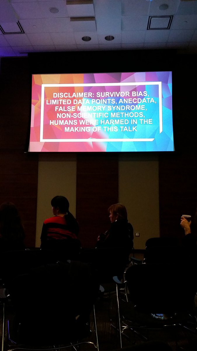 sheepdontswim's tweet photo. Fair warning. Every talk should have this #retailtechto https://t.co/2FcaWA3mhS