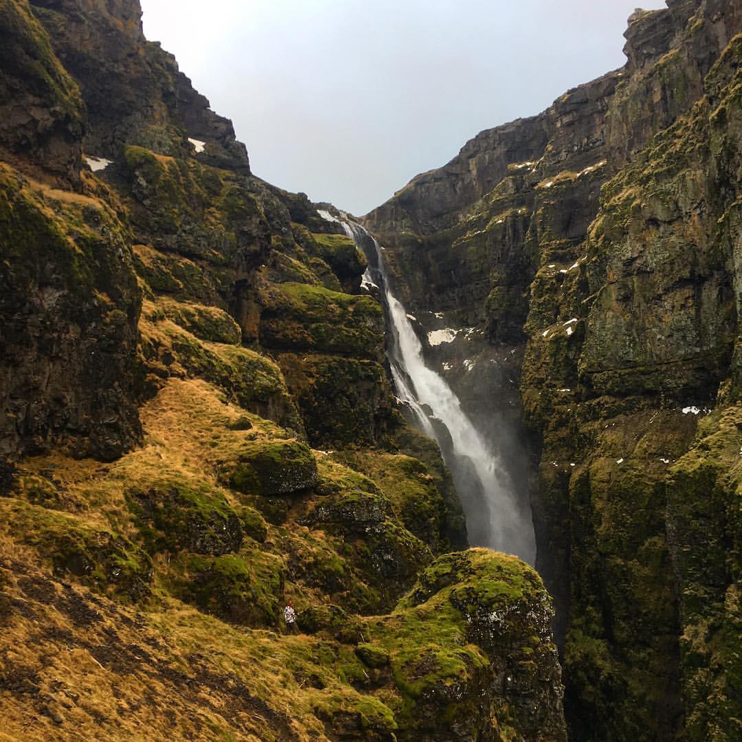 GiveMeIceland's tweet photo. Glymur waterfall. Amazinf spot! #iceland #wow https://t.co/GX4G5Mf5vW