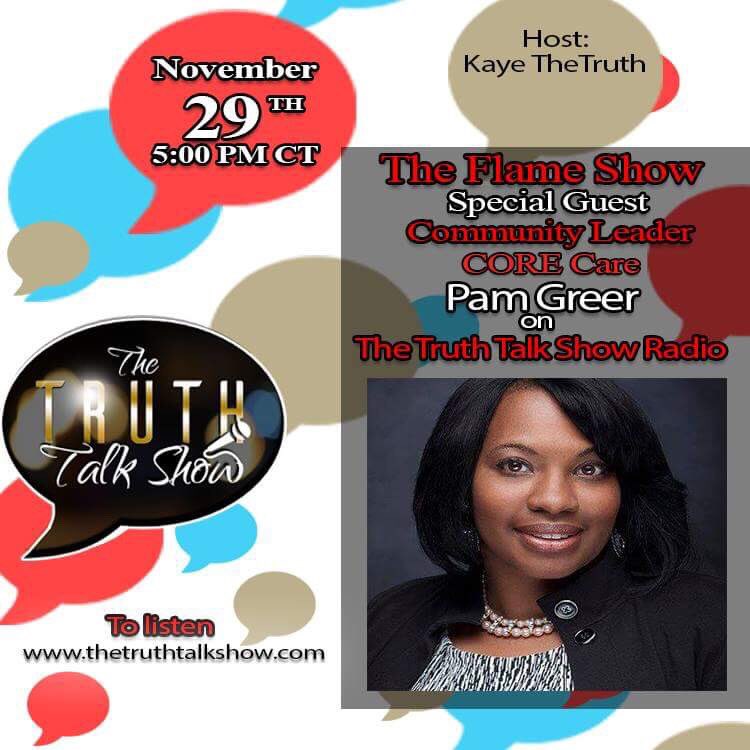 puretruthradio's tweet photo. Today on #TheFlameShow Community Leader #PamGreer heard on #FFTGRadio  #CoreCare #PamGreer #TheTruthTalkShow https://t.co/zyRCW13lT0