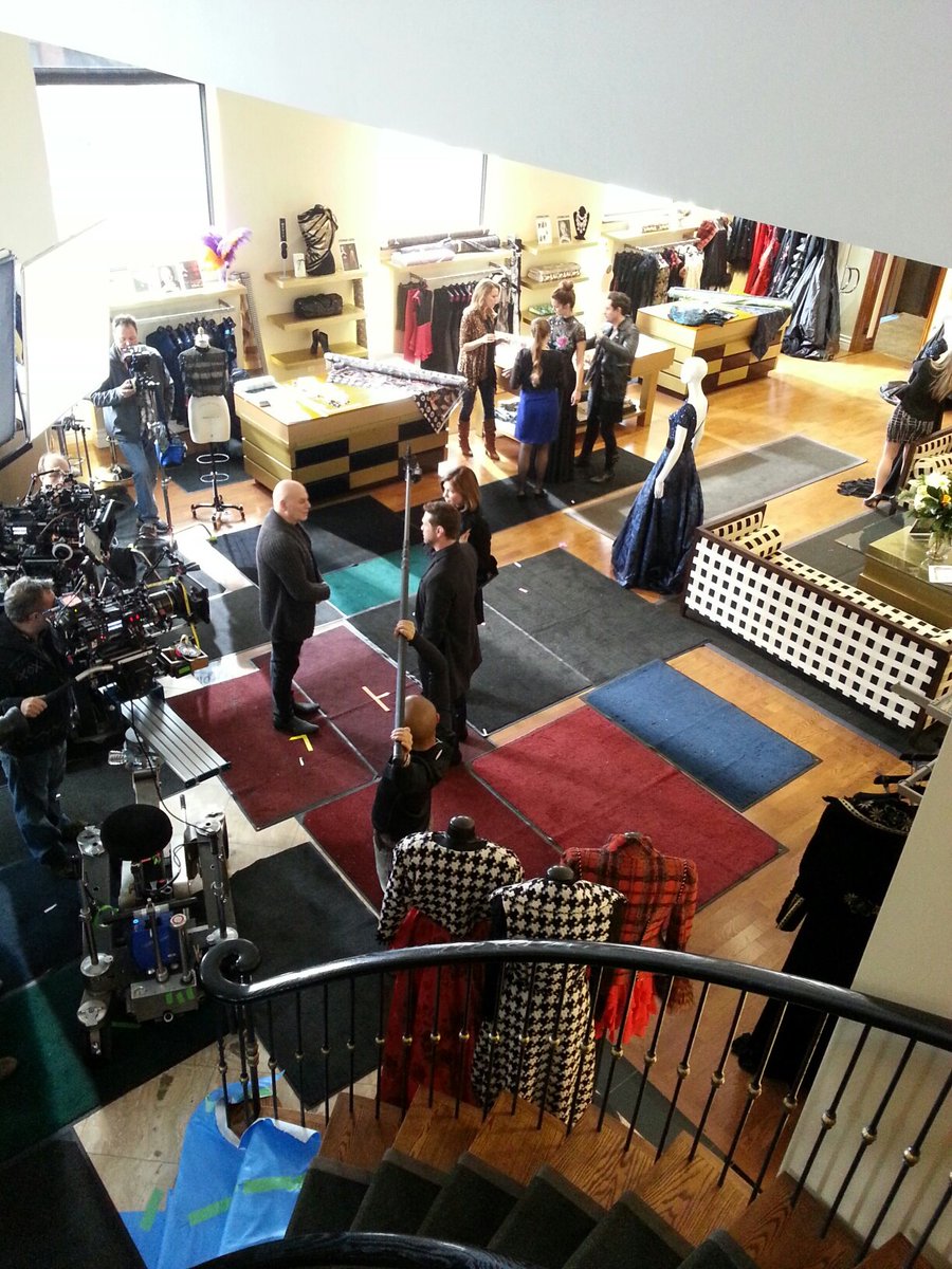 StephanCaras's tweet photo. DAY 1 Film Day ! #PrivateEyes #1NewDrama X ATELIER @StephanCaras  #FashionStory #HouseofCaras DesignDuo Stephan&amp;Kyriakos #ACTORS Exciting! https://t.co/gqAIDc0sZV