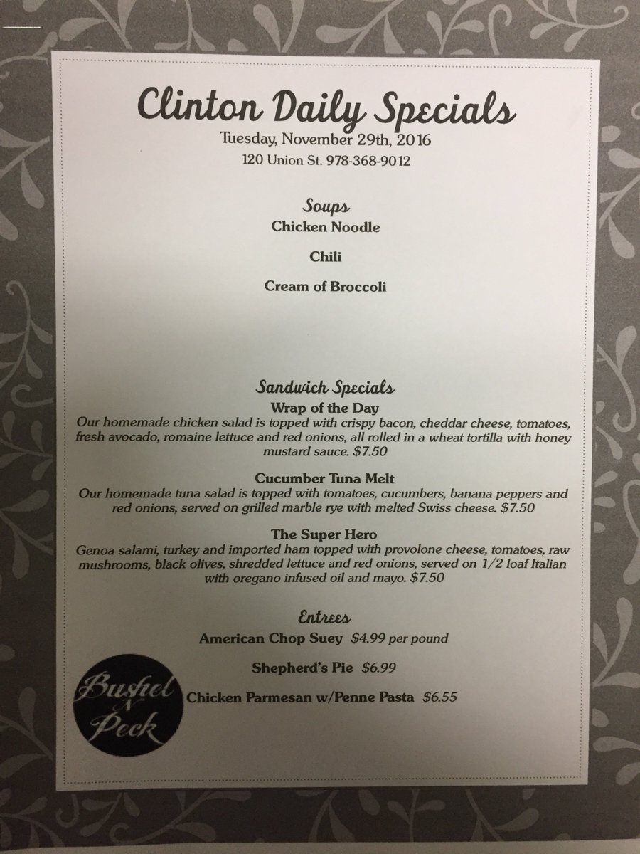 BushelNPeckMA's tweet photo. Tuesday specials across the Bushel https://t.co/7PSVMZMXkc