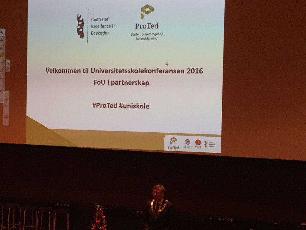 HelenGHB's tweet photo. På plass @UiTromso for spennende #uniskole konferanse i regi av #ProTed https://t.co/ShAIuM65do