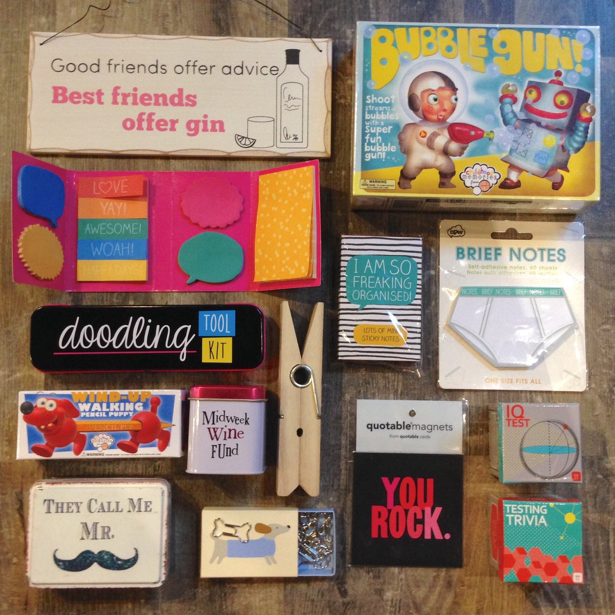 Secret Santa gifts don't have to be naff! Here are some cool ideas, all under £5! #secretsanta #christmasgiftideas #shopindependent #Hitchin
