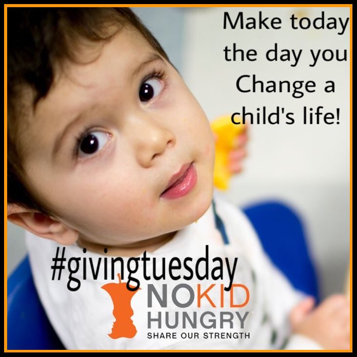 ROAMIEsRTs's tweet photo. Be a friend by giving to @nokidhungry #givingtuesday is #Helpend childhood hunger by #giving! #endhunger #friendship #helpothers https://t.co/RjQsOnBfgU