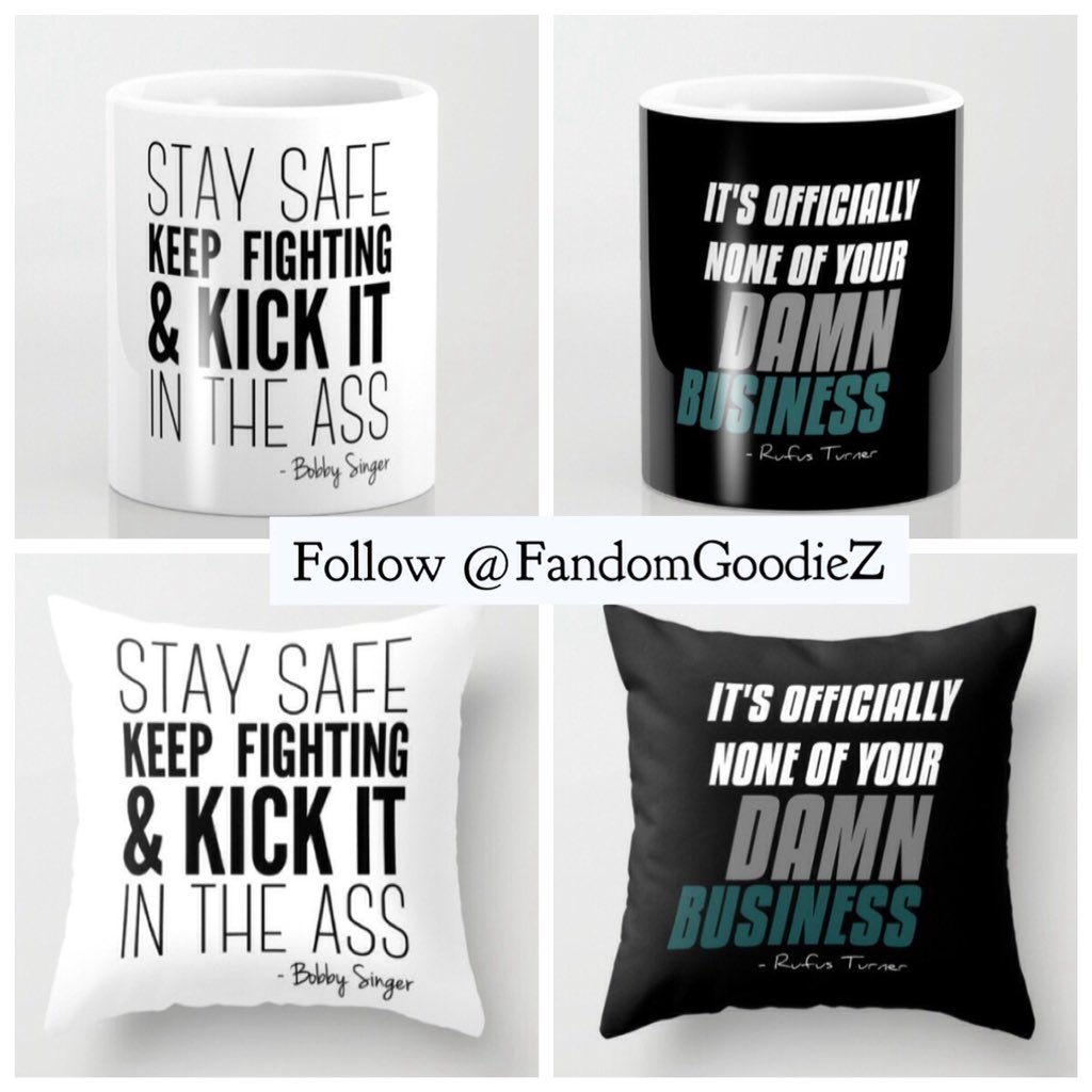 FandomGoodieZ's tweet photo. 15% off +Free shipping worldwide Hurry !!!! new designs #Bobby #Rufus #spnfamily  https://t.co/hkx7h05Woo https://t.co/V3tUoiX9VJ